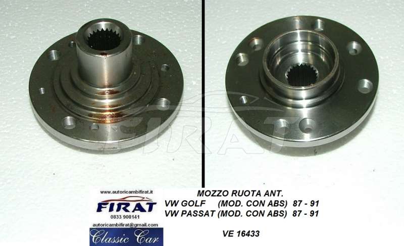 MOZZO RUOTA GOLF PASSAT CON ABS ANT. (16433)